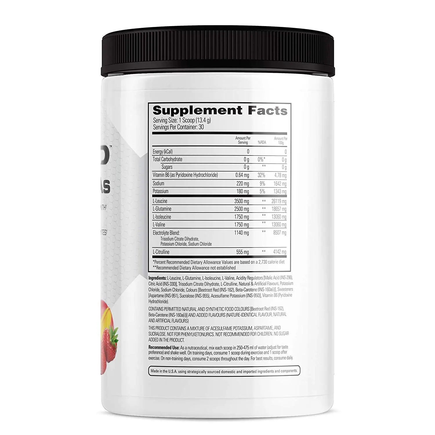 SCIVATION XTEND BCAA 30 SERVINGS STRAWBERRY MANGO - Muscle & Strength India - India's Leading Genuine Supplement Retailer 