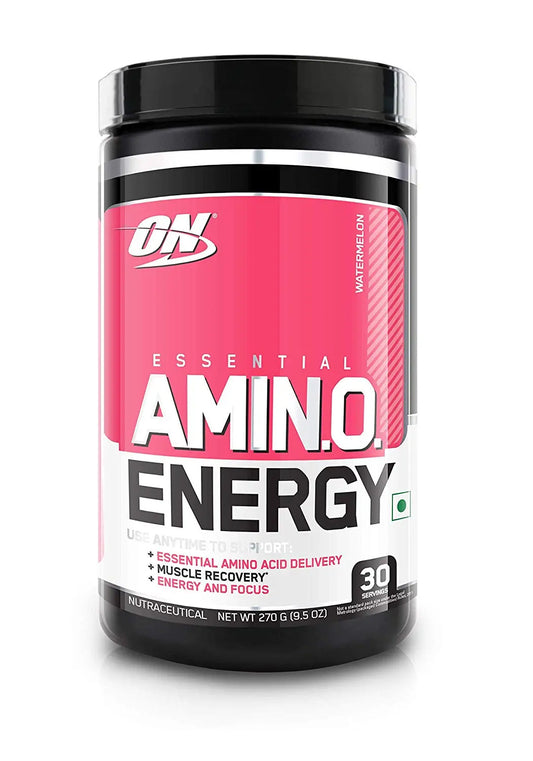 ON AMINO ENERGY WATERMELON 270 GMS - Muscle & Strength India - India's Leading Genuine Supplement Retailer 