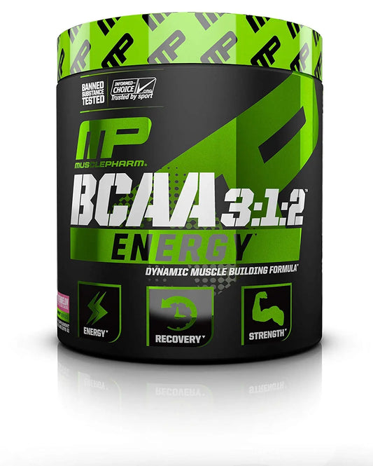 MUSCLEPHARM BCAA 3:1:2 ENERGY WATERMELON 276 GM - Muscle & Strength India - India's Leading Genuine Supplement Retailer 