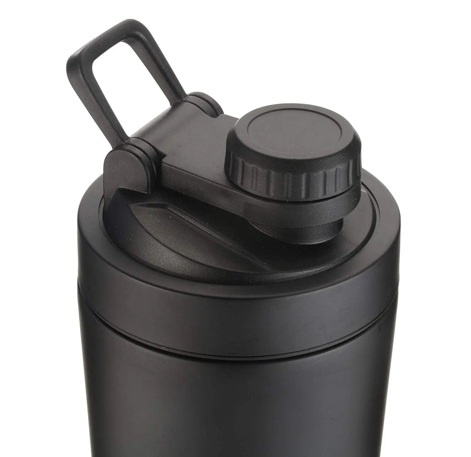 M&S Steel Shaker Bottle Hot & Cold (Black) - Muscle & Strength India - India's Leading Genuine Supplement Retailer 