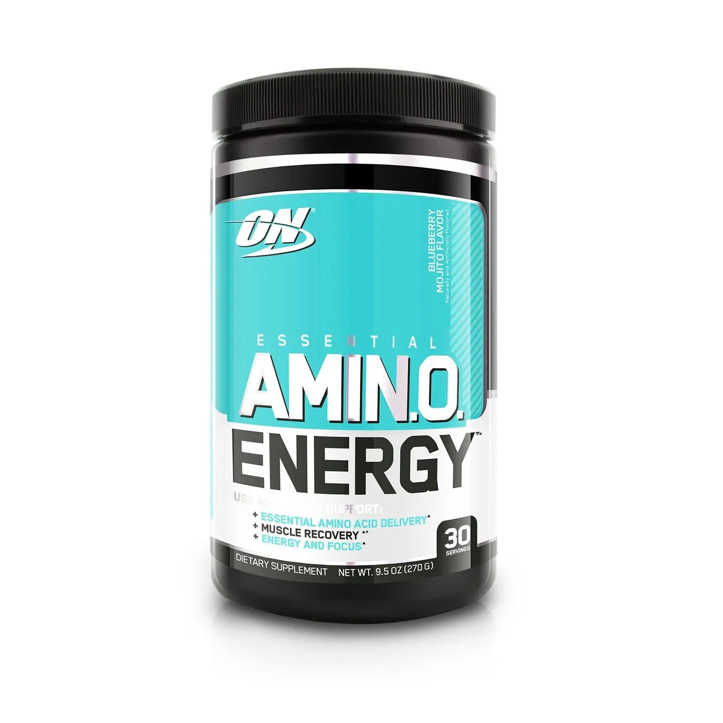 ON ESSENTIALS AMINO ENERGY 30 SERVING BLUEBERRY MOJITO FLAVOUR - Muscle & Strength India - India's Leading Genuine Supplement Retailer 