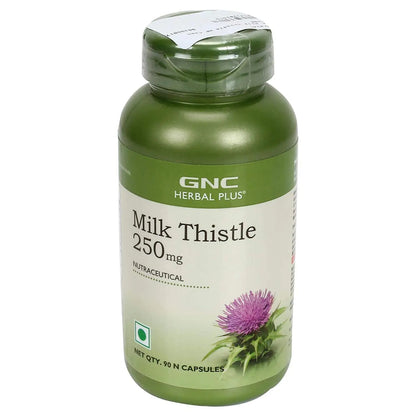 Gnc Milk Thistle 200 Mg 90 N CAP - Muscle & Strength India - India's Leading Genuine Supplement Retailer 