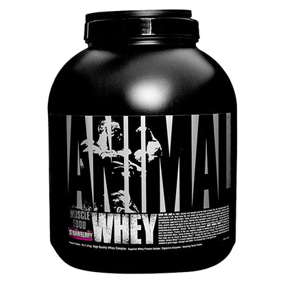 UNIVERSAL ANIMAL WHEY 4 LB STRAWBERRY - Muscle & Strength India - India's Leading Genuine Supplement Retailer 