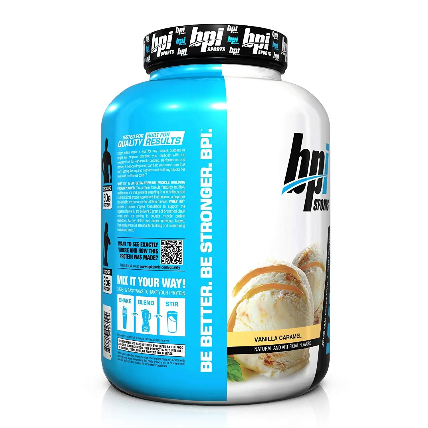 BPI SPORTS WHEY HD 4.1 LBS VANILLA CARAMEL - Muscle & Strength India - India's Leading Genuine Supplement Retailer 