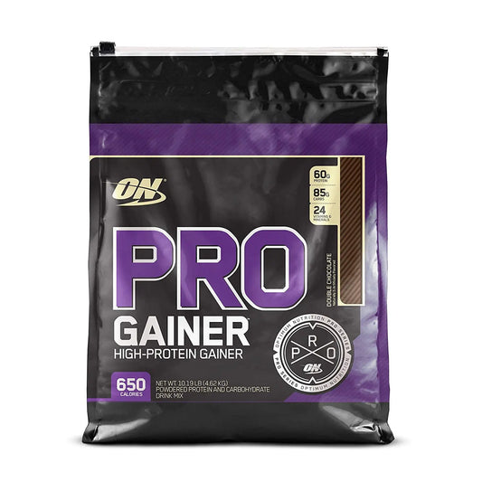 Optimum Nutrition ON Pro Gainer - 10.19 Lbs Double Chocolate - Muscle & Strength India - India's Leading Genuine Supplement Retailer 