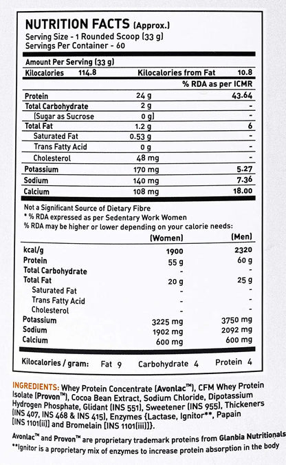 PROBURST WHEY SUPREME DOUBLE CHOCOLATE 2 KG - Muscle & Strength India - India's Leading Genuine Supplement Retailer 