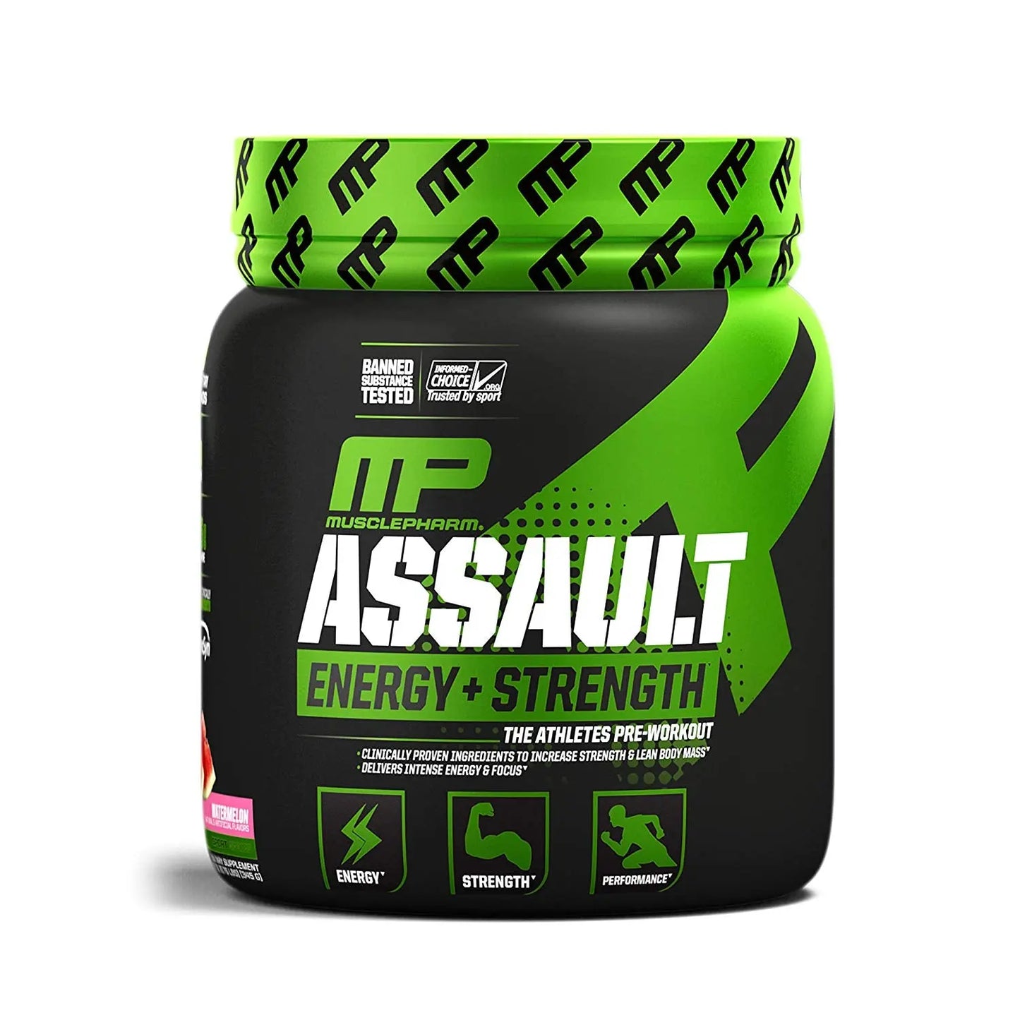 MP ASSAULT 345 GM WATERMELON - Muscle & Strength India - India's Leading Genuine Supplement Retailer 