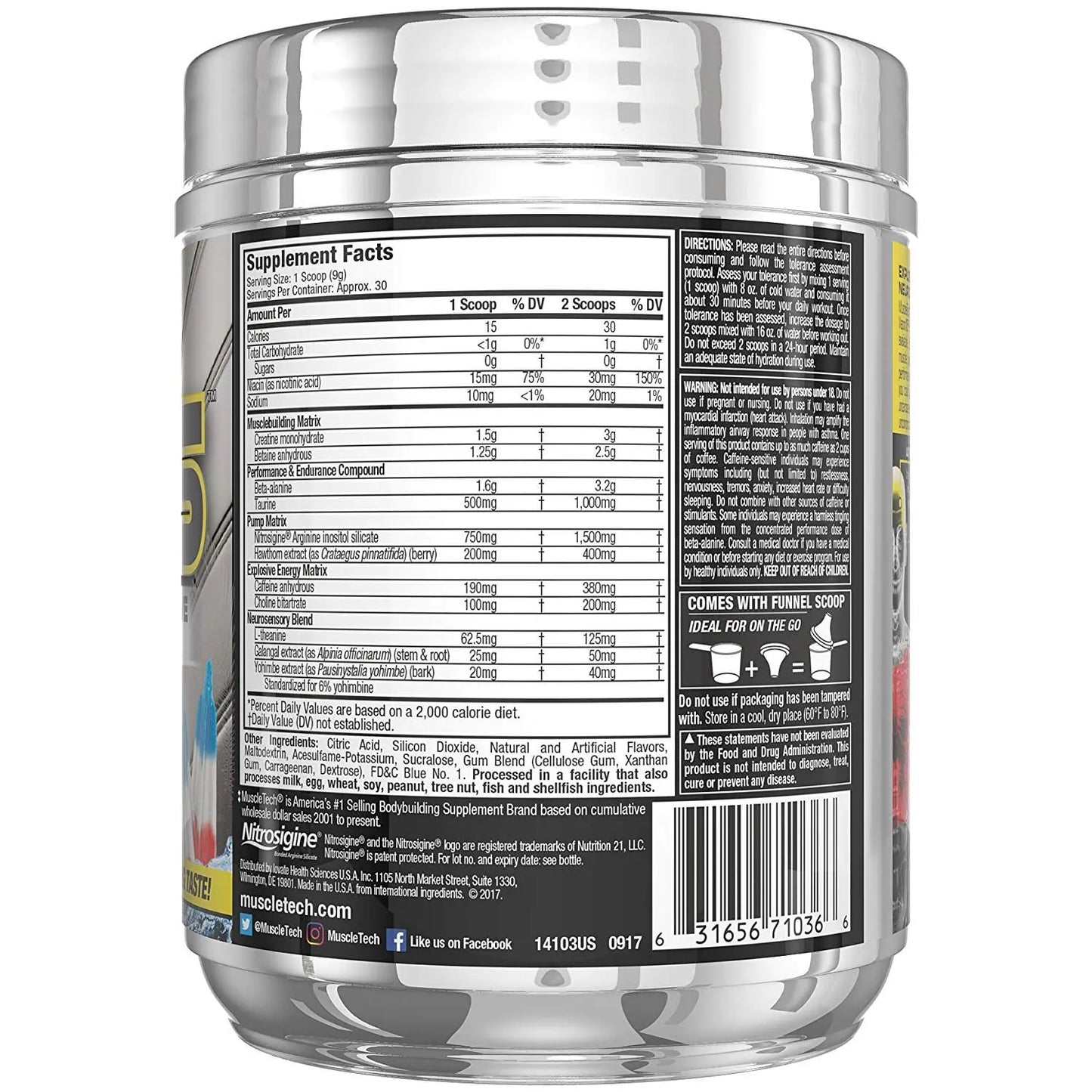 MT PRE-WORKOUT VAPOR X5 NEXT GEN ICY ROCKET 30 SER - Muscle & Strength India - India's Leading Genuine Supplement Retailer 