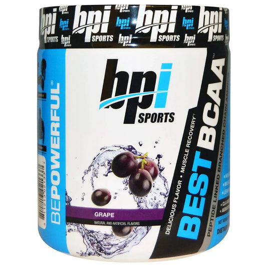 BPI SPORTS BEST BCAA  30 SERVING GRAPE - Muscle & Strength India - India's Leading Genuine Supplement Retailer 