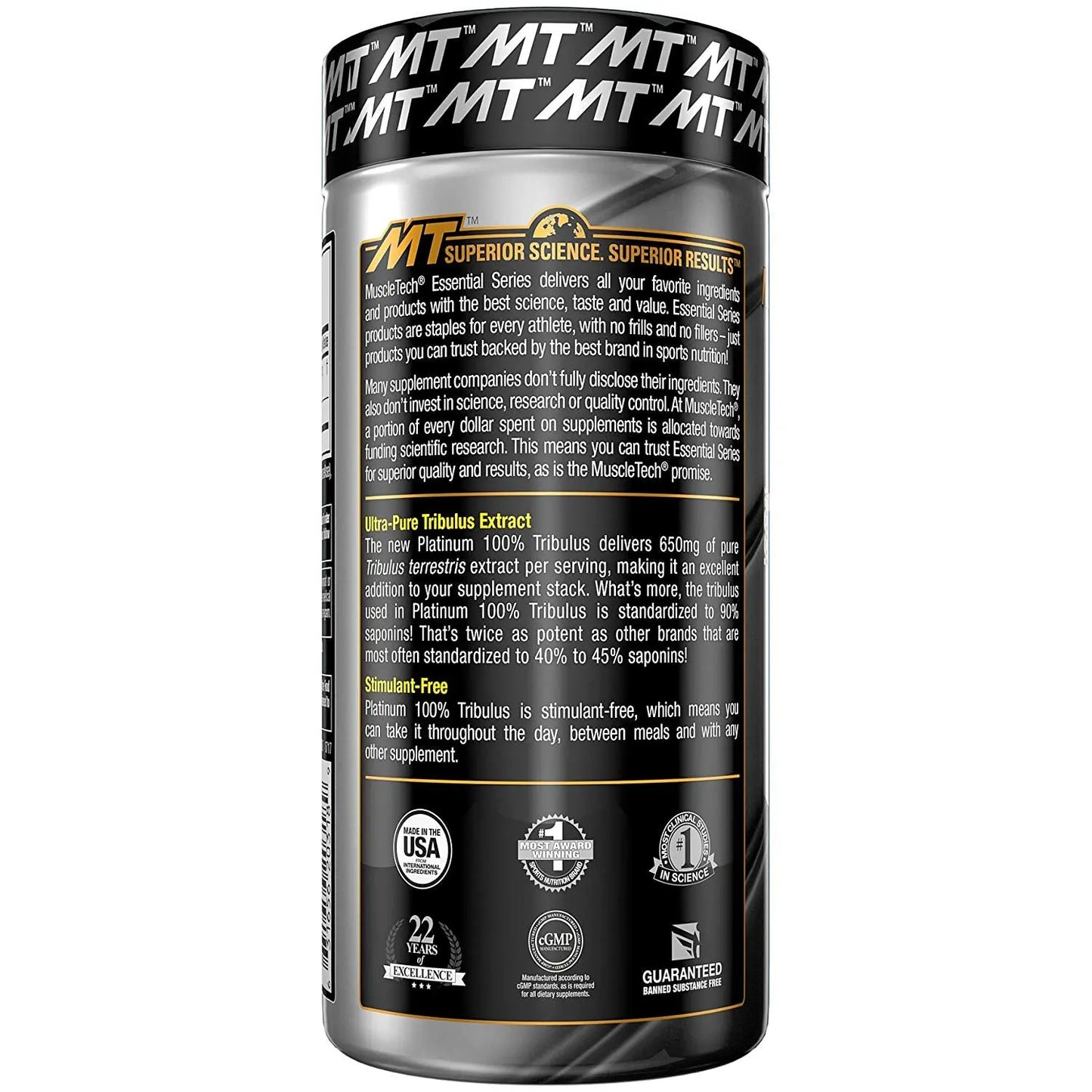 Muscletech Essential Series Platinum Tri bulus 100 Caps