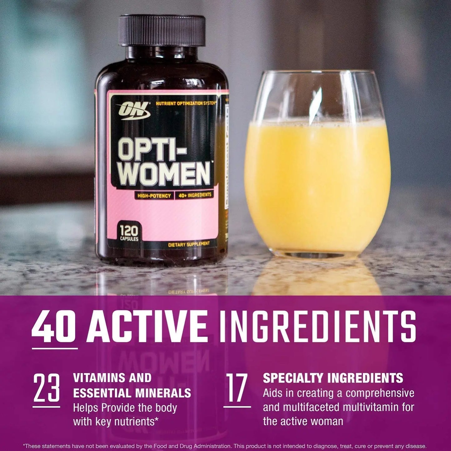 ON Opti-Women 120 Capsule - Muscle & Strength India - India's Leading Genuine Supplement Retailer 