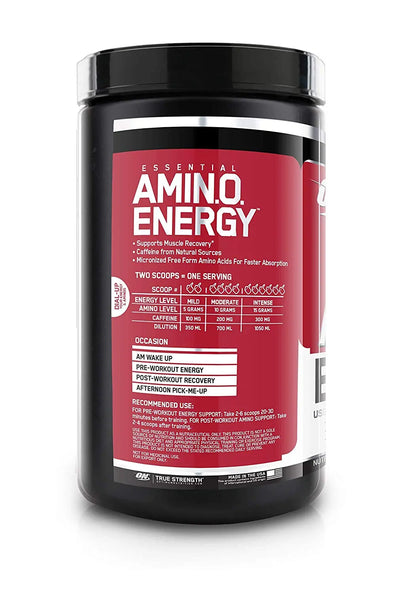 ON AMINO ENERGY FRUIT FUSION 270 GMS - Muscle & Strength India - India's Leading Genuine Supplement Retailer 