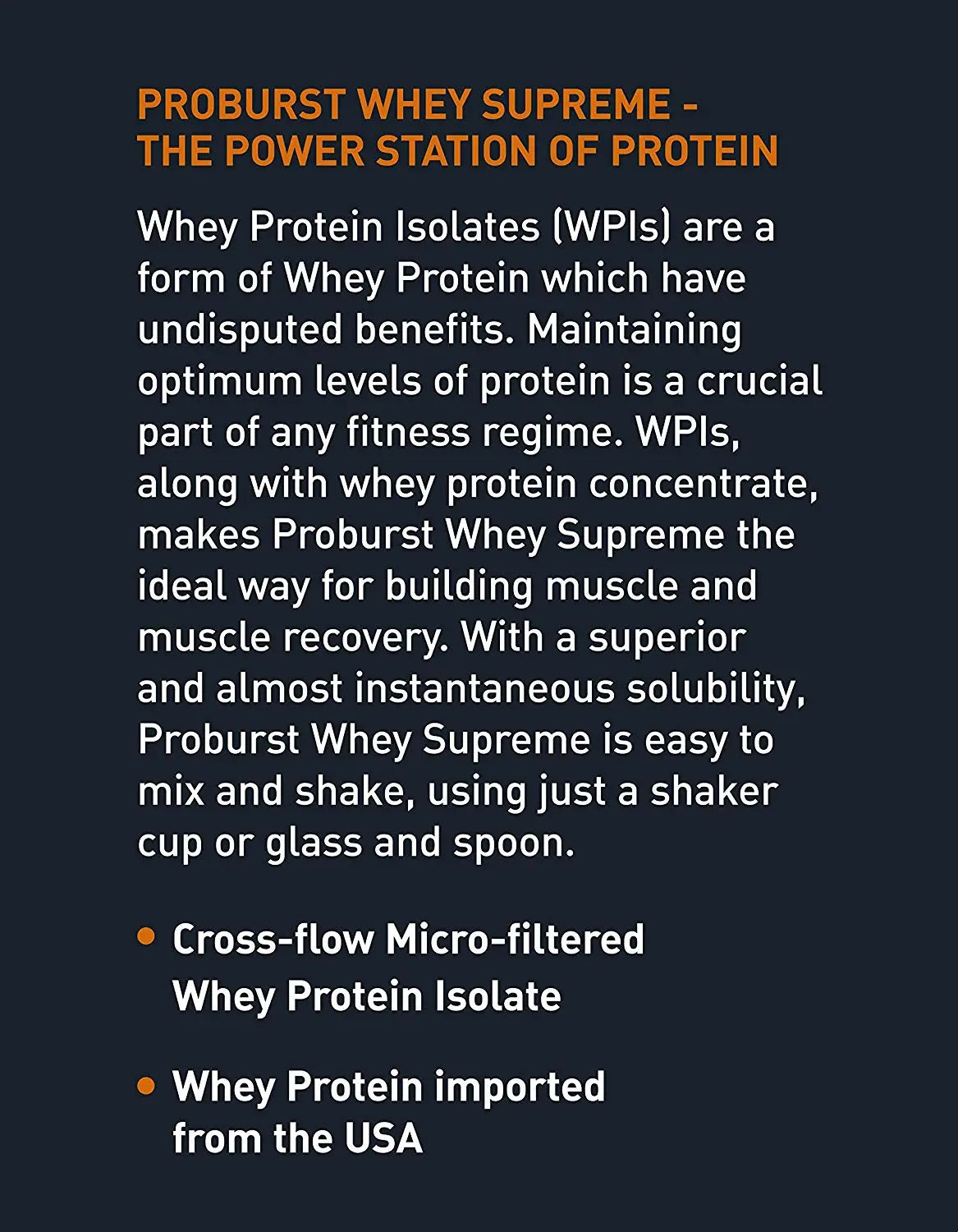 PROBURST WHEY SUPREME DOUBLE CHOCOLATE 2 KG - Muscle & Strength India - India's Leading Genuine Supplement Retailer 