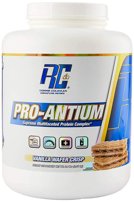 Ronnie Coleman Pro Antium 5 lbs Vanilla Wafer Crisp - Muscle & Strength India - India's Leading Genuine Supplement Retailer 