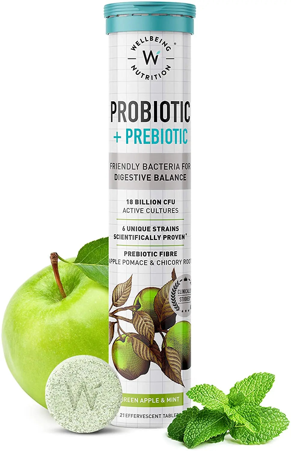 Wellbeing Nutrition Daily Probiotic + Prebiotic Fiber - India's Leading Genuine Supplement Retailer