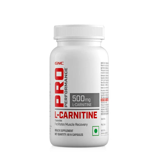 Gnc L-Carnitine Tab 500 Mg 1*60 - Muscle & Strength India - India's Leading Genuine Supplement Retailer 