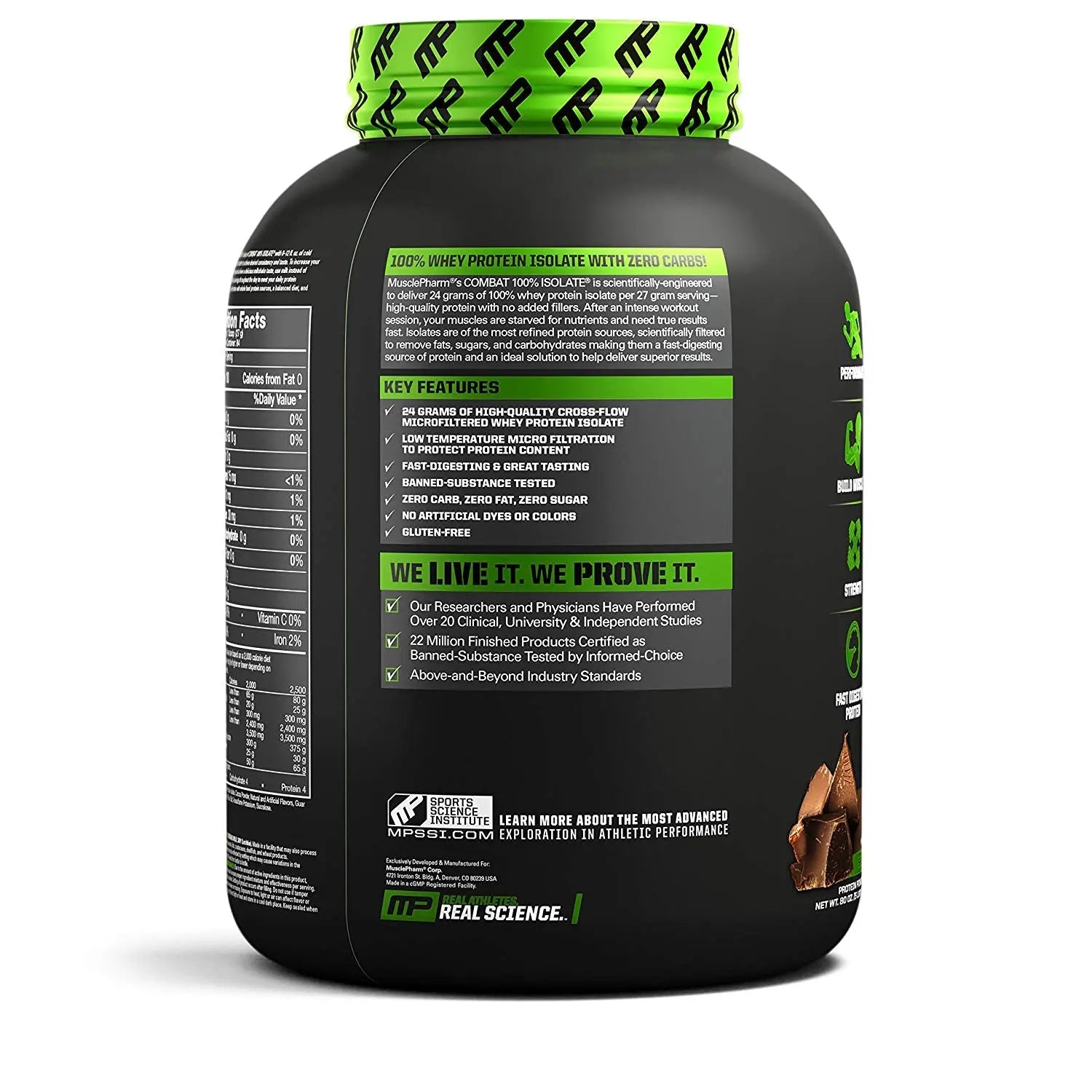 MP COMBAT 100% ISOLATE 5 LBS CHOCOLATE MILK - Muscle & Strength India - India's Leading Genuine Supplement Retailer 