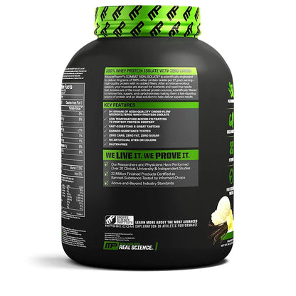 MP COMBAT 100% ISOLATE 5 LBS VANILA - Muscle & Strength India - India's Leading Genuine Supplement Retailer 