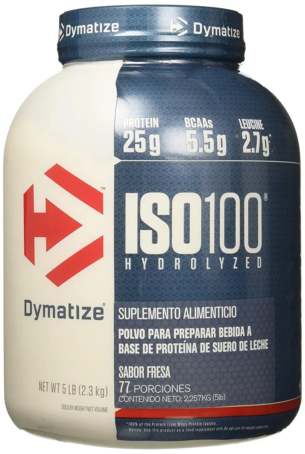 DYMATIZE ISO 100 HYDROLYZED 5LBS STRAWBERRY - Muscle & Strength India - India's Leading Genuine Supplement Retailer 