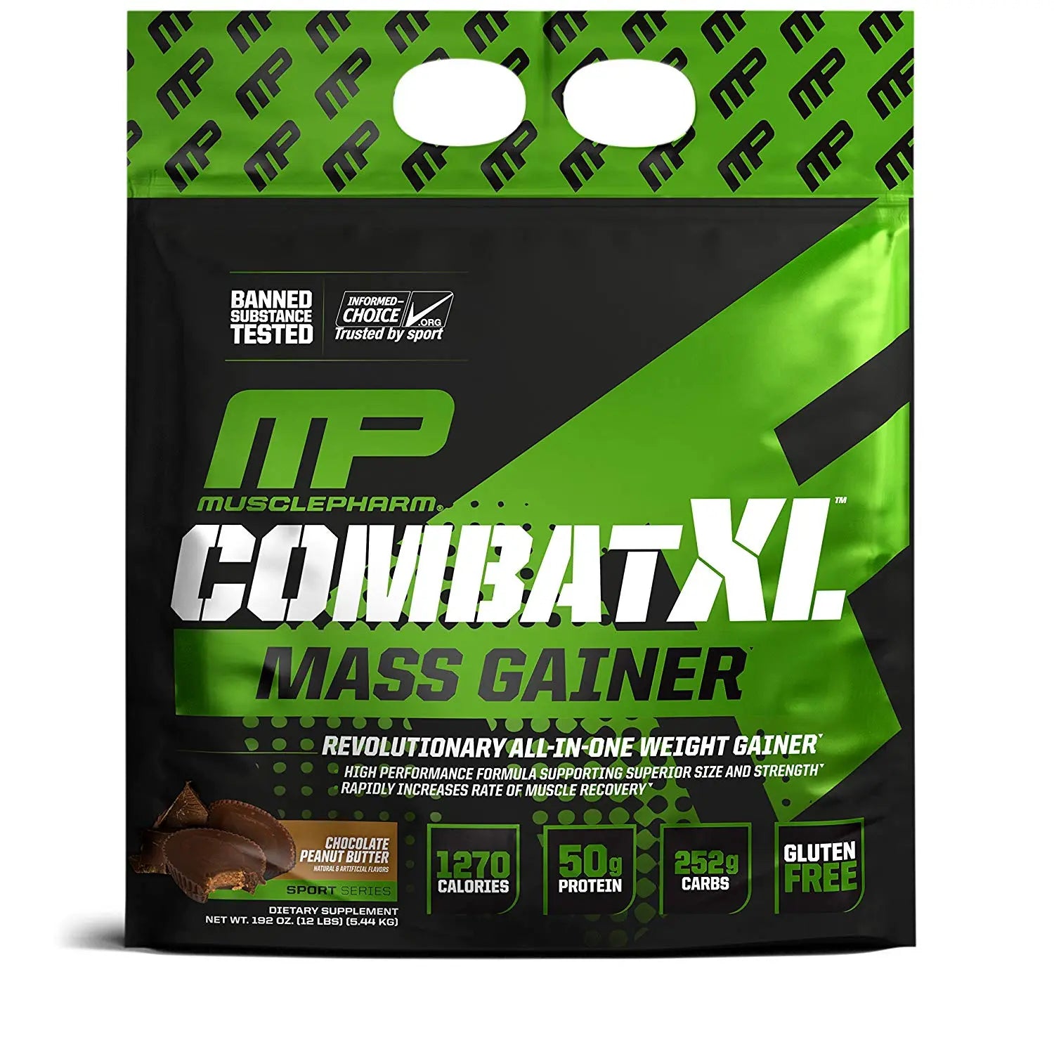 MP COMBAT XL MASS GAINER 12 LB CHOCOLATE PEENUT BUTTER - Muscle & Strength India - India's Leading Genuine Supplement Retailer 