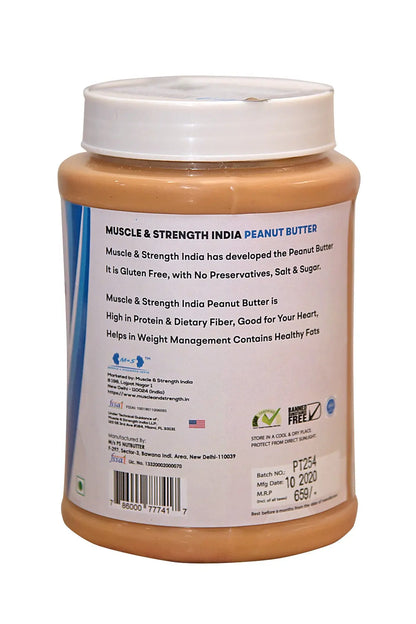 Muscle & Strength India Peanut Butter - Muscle & Strength India - India's Leading Genuine Supplement Retailer 